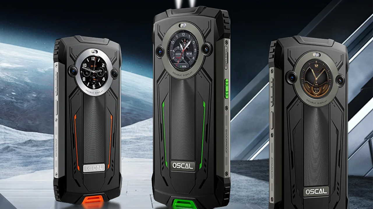 Blackview Oscal Pilot 2 rugged smartphone released: 2 screens, 2 torches, 8800 mAh battery and -20ºC to 60ºC temperature rating