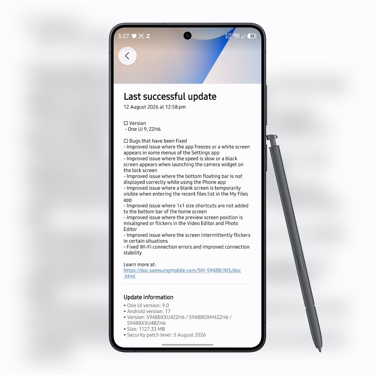 Інтерфейс One UI 9 на смартфоні Samsung