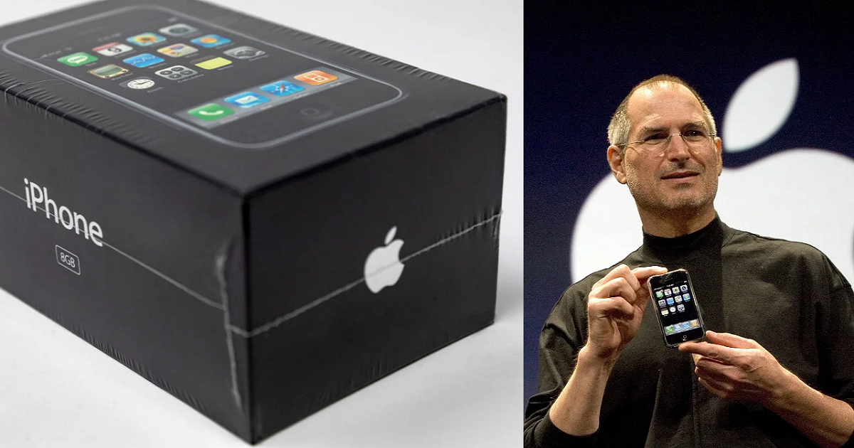 El iPhone de primera generación sin embalaje y envuelto de fábrica se vende en una subasta por casi 40.000 dólares