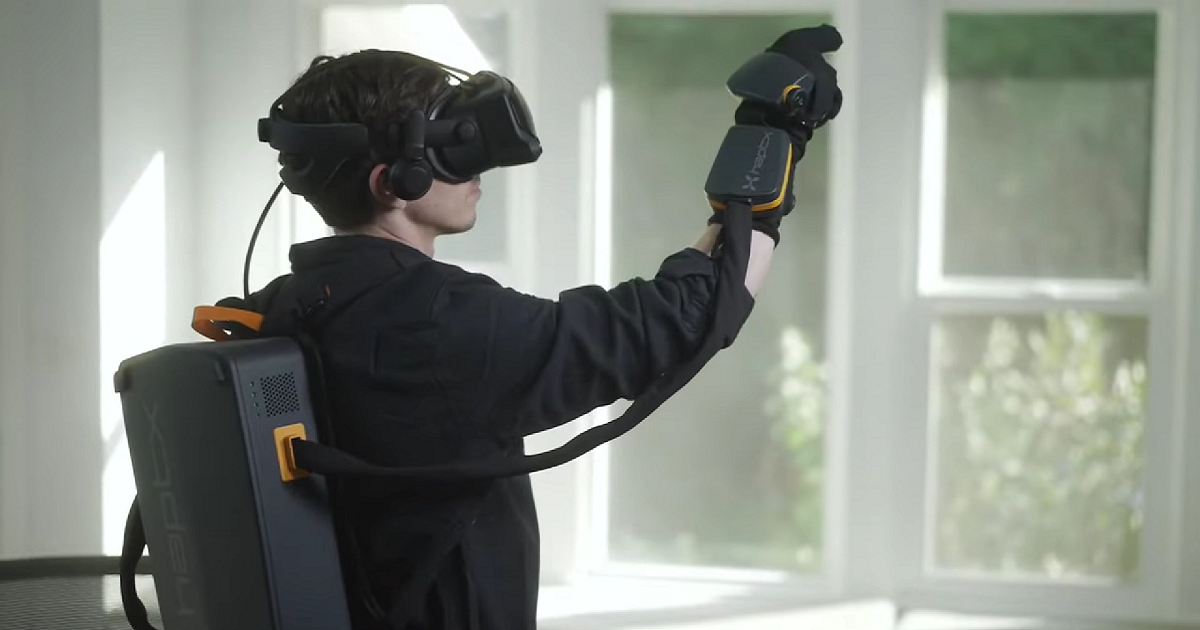 HaptX a présenté les gants de réalité virtuelle Gloves G1 pour 5495 $ avec un abonnement de 495 $ par mois.