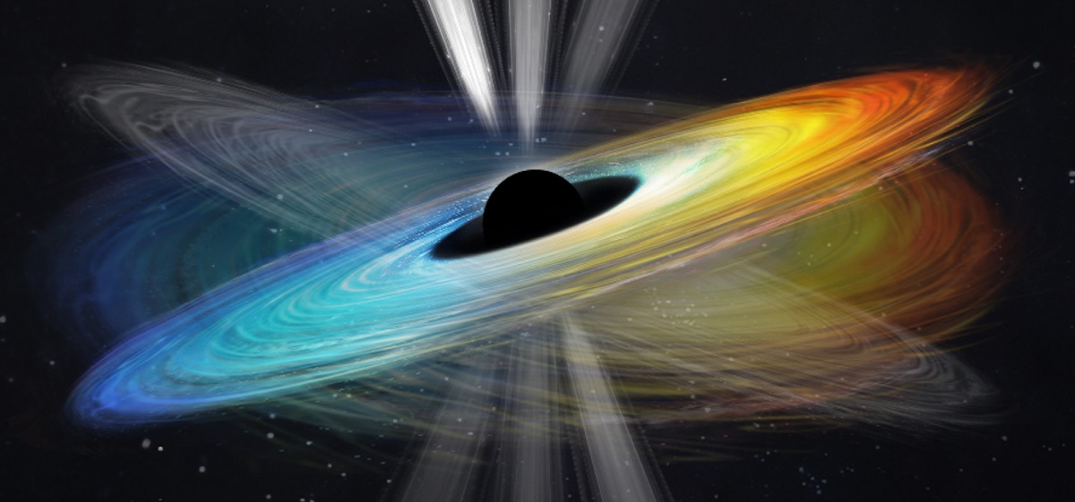 Forskere har gjennom 22 års observasjoner funnet ut at et supermassivt svart hull med en masse på 6,5 milliarder soler i sentrum av galaksen M87 roterer og ødelegger alt innenfor en radius på 5000 lysår.