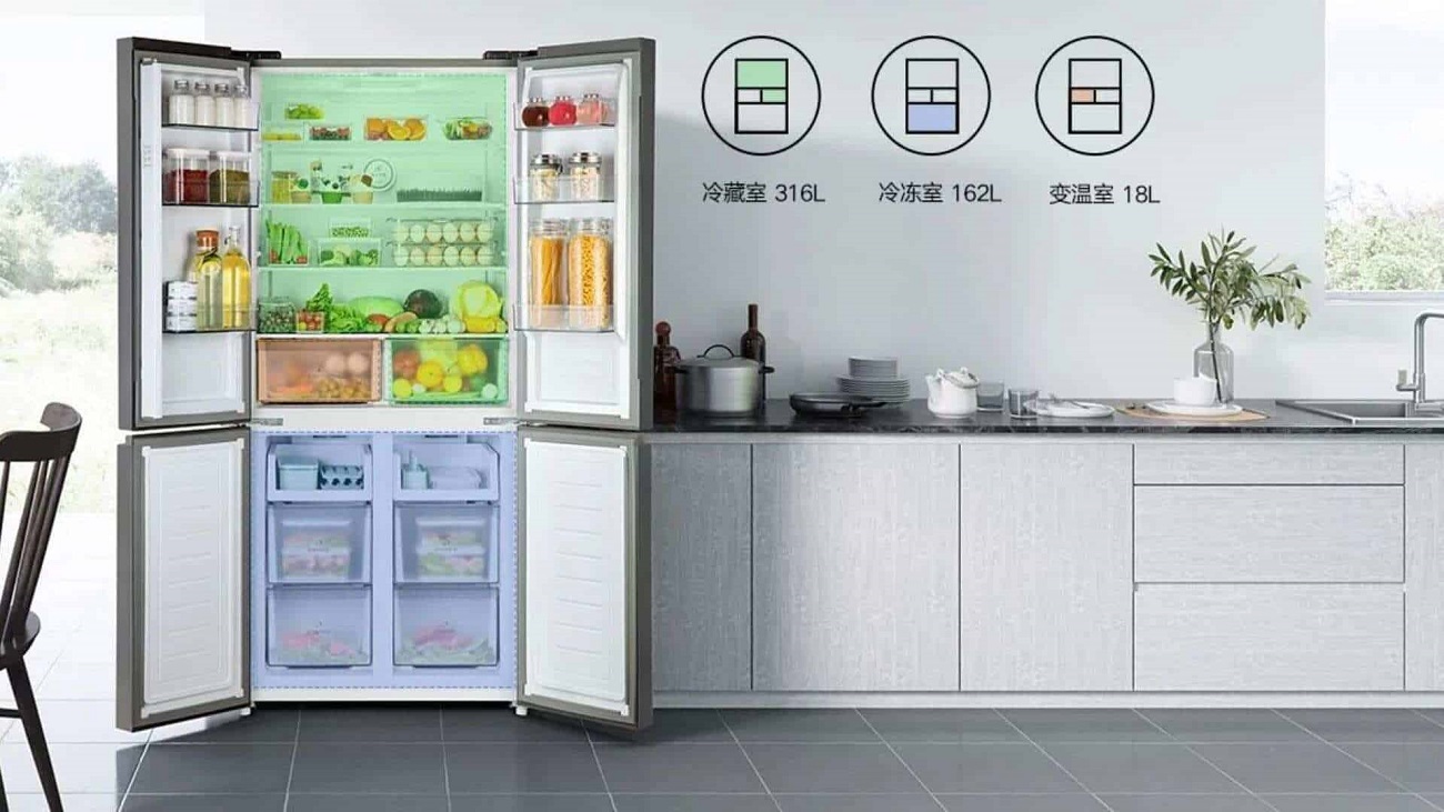 Xiaomi lanza una nevera de 855 dólares de cuatro puertas