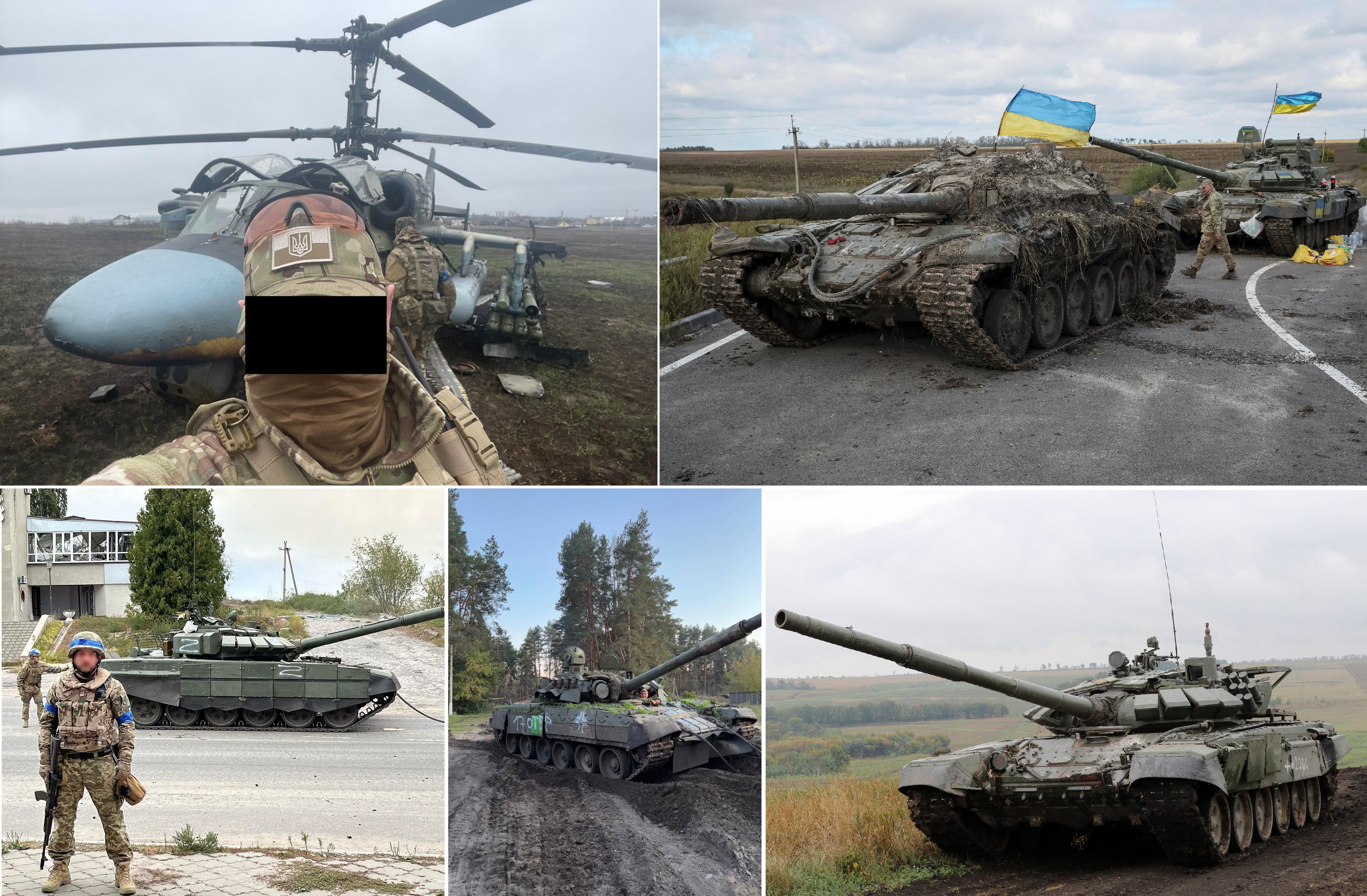 392 танка, 732 бронемашины, 182 гаубицы, 65 дронов, 41 РСЗО и даже один вертолёт Ка-52  Вооружённые Силы Украины захватили более 2000 единиц российск