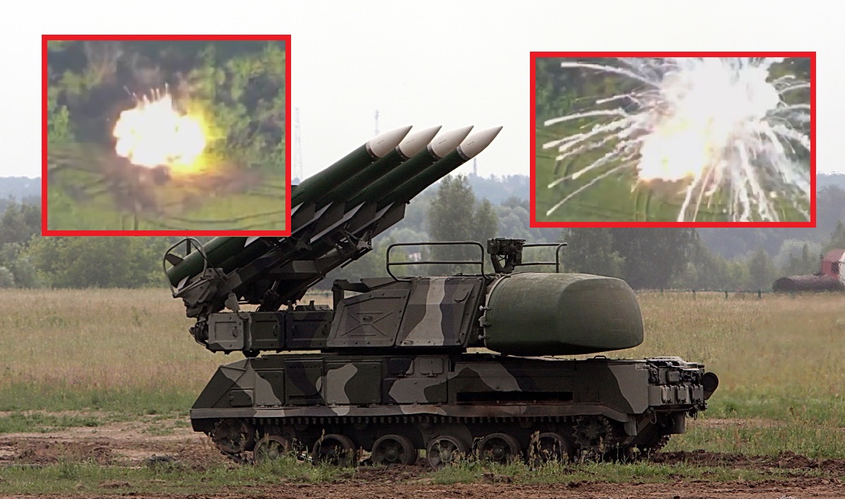 Вооружённые Силы Украины показали кадры эффектного уничтожения российского зенитно-ракетного комплекса Бук М1-2