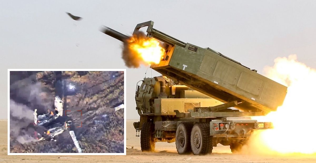 HIMARS hit the launchers, guidance system and radar of a rare Russian S-300V4 Antey surface-to-air missile system capable of intercepting ballistic missiles