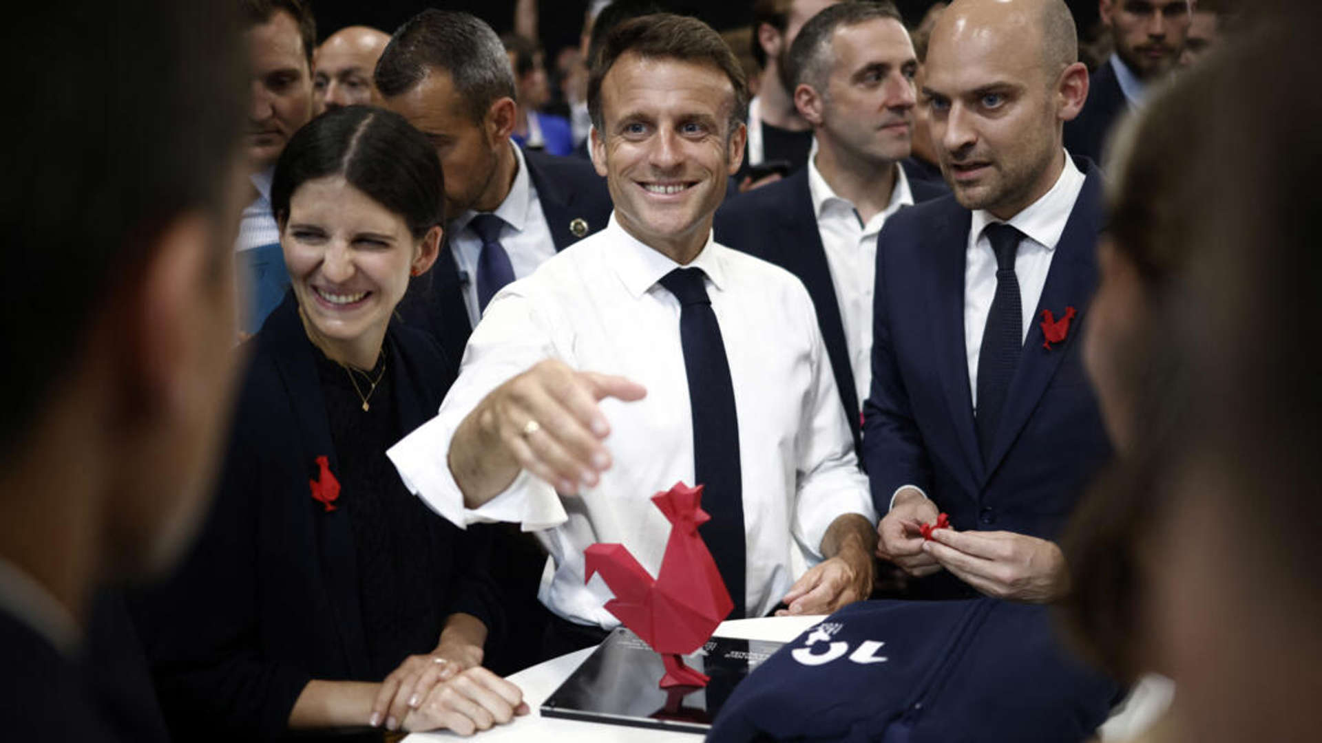 Emmanuel Macron quiere hacer de Francia un "campeón" en inteligencia artificial