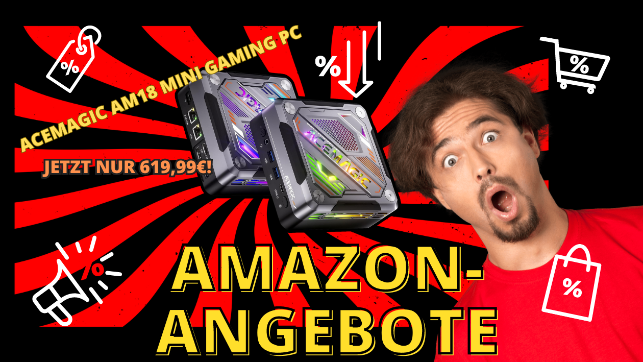 ACEMAGIC AM18 Mini Gaming PC: Kraftpaket im Taschenformat – Jetzt 280€ Rabatt!