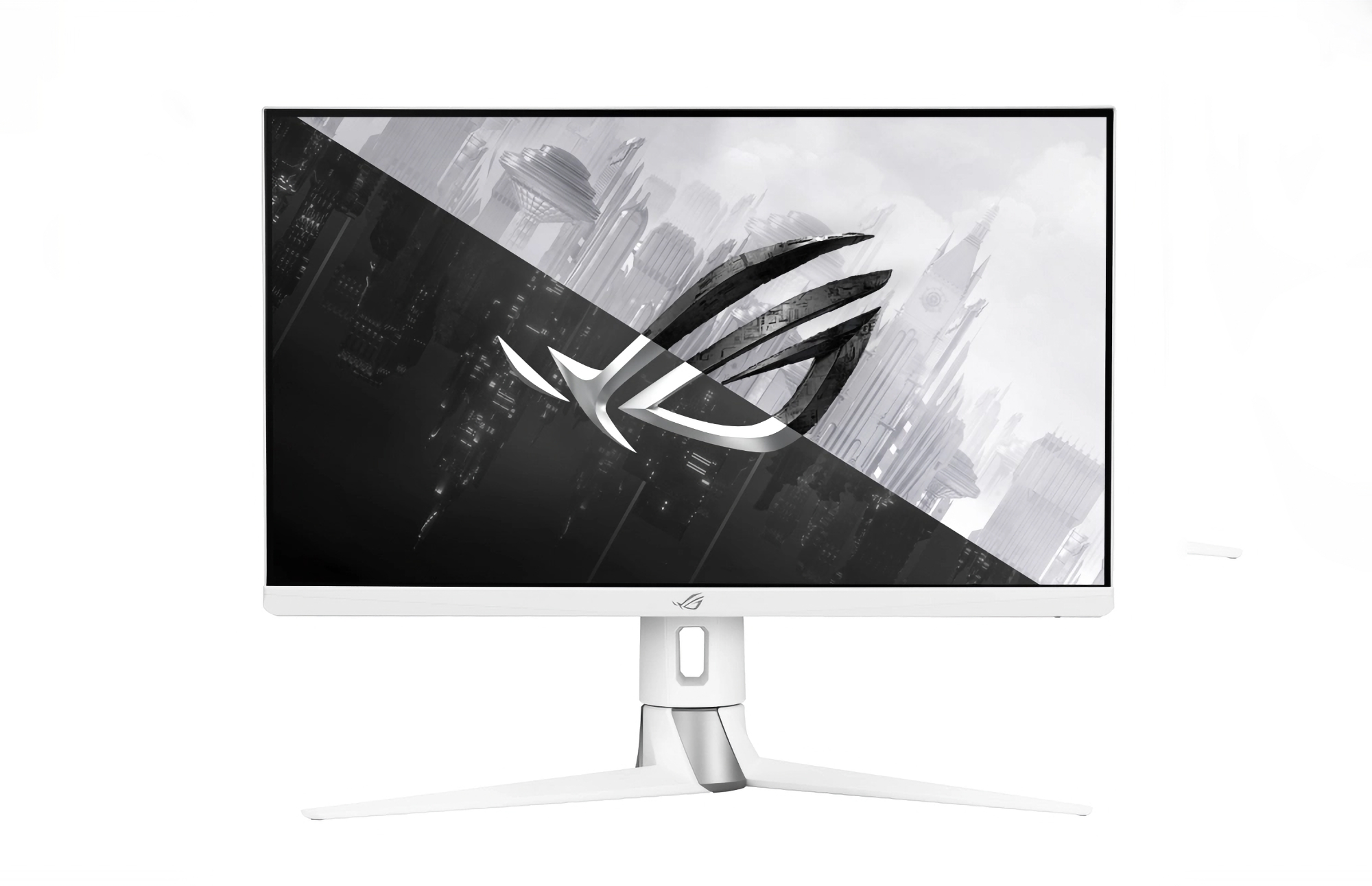 ASUS unveiled the White Edition version of the ROG PG27UQR 4K monitor