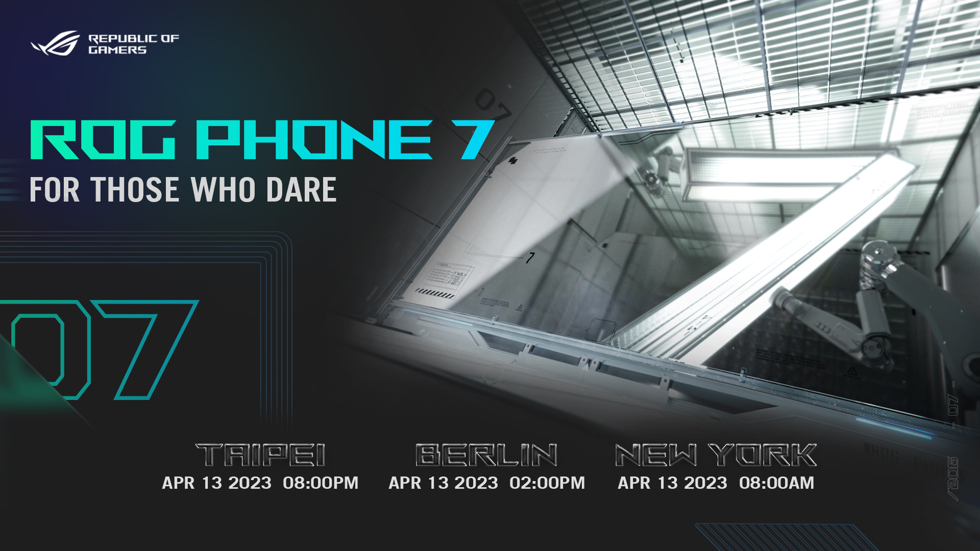 ASUS anuncia la fecha de lanzamiento de la nueva gama de smartphones gaming ROG Phone 7