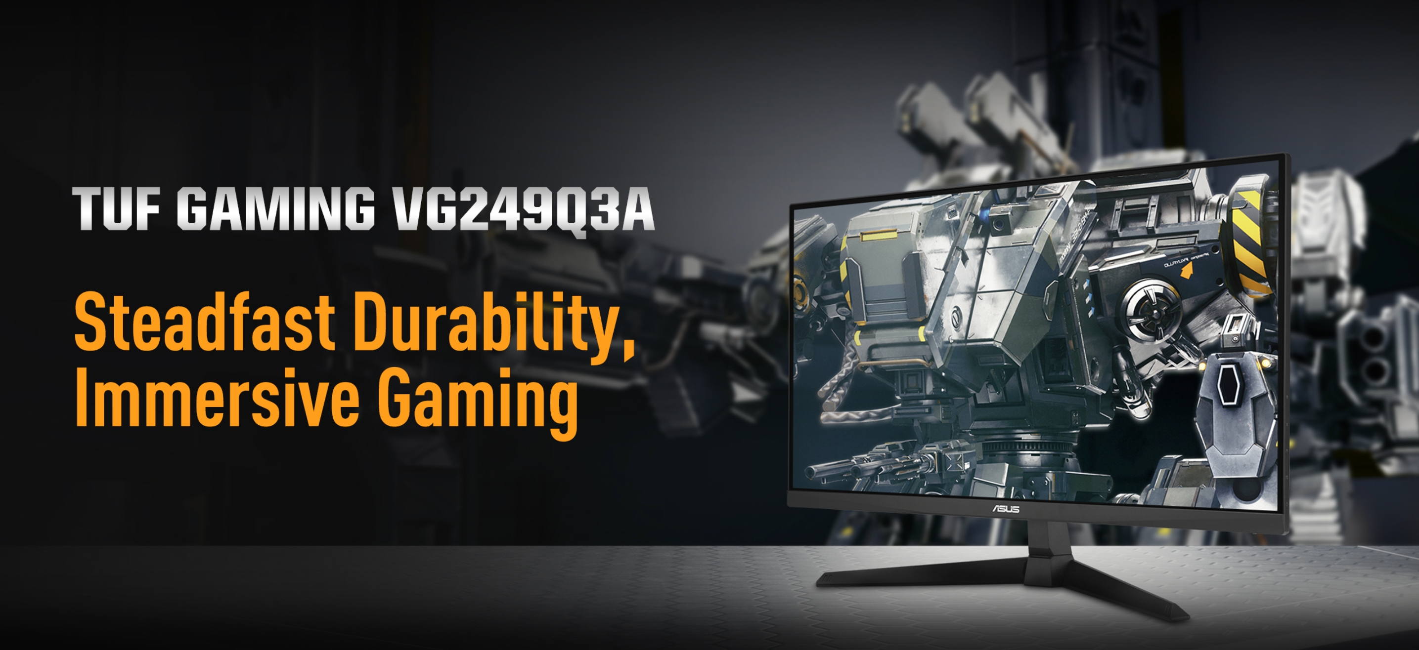 ASUS TUF Gaming VG249Q3A : Moniteur de jeu avec un écran de 23,8 pouces à 180 Hz