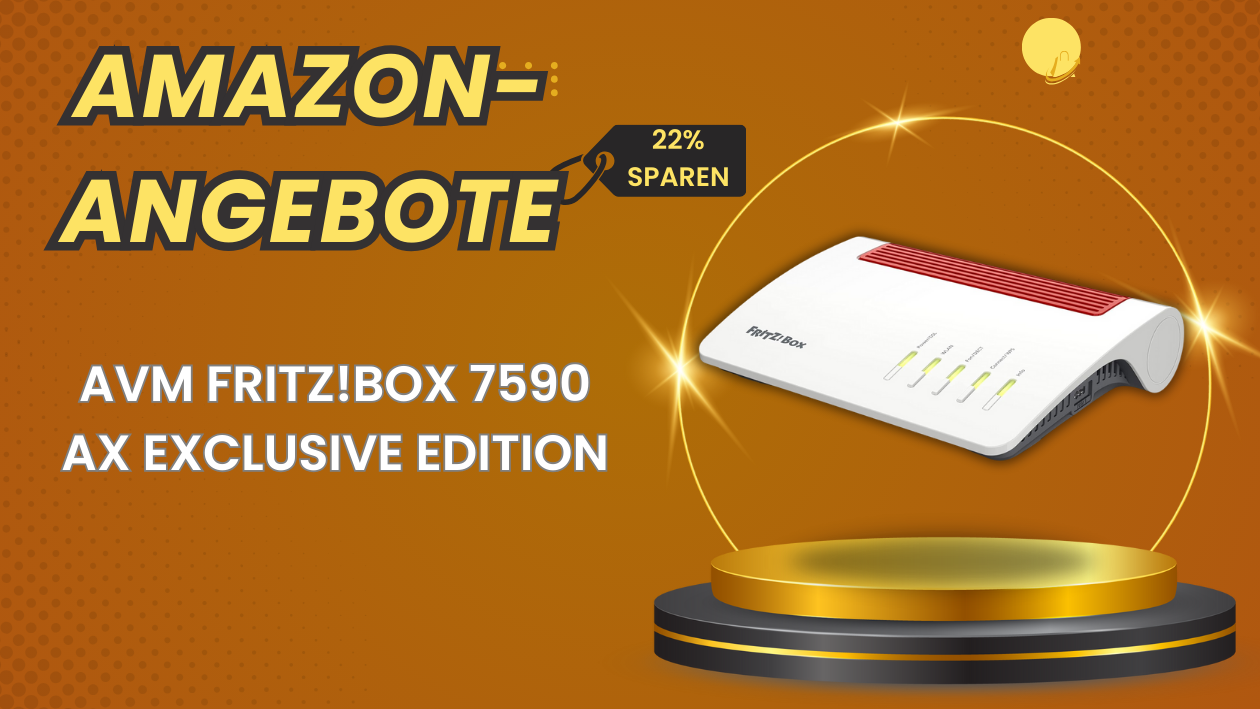 AVM FRITZ!Box 7590 AX Exclusive Edition mit USB-Stick – Jetzt 59€ sparen!