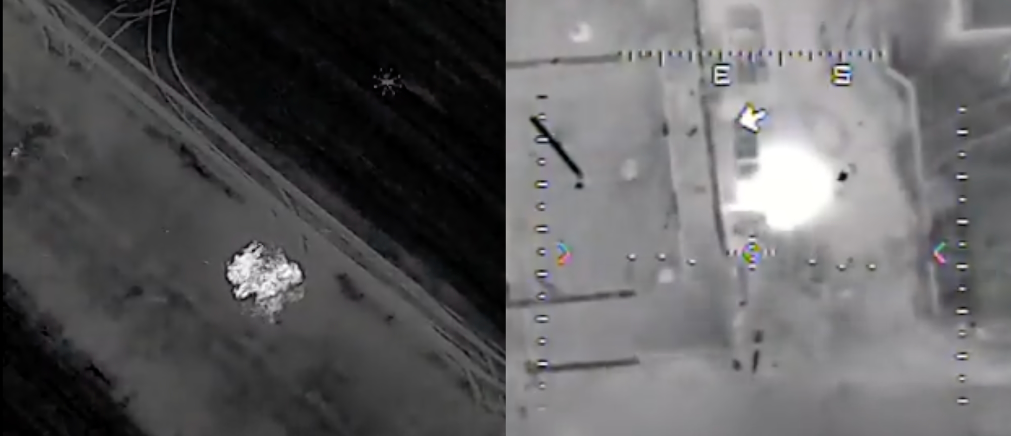 ВСУ показали как с помощью украинского БПЛА R18 уничтожают технику противника (видео)