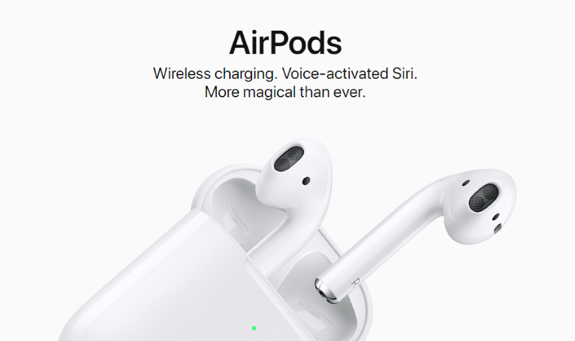 Скільки коштуватимуть нові бездротові навушники Apple AirPods в Україні
