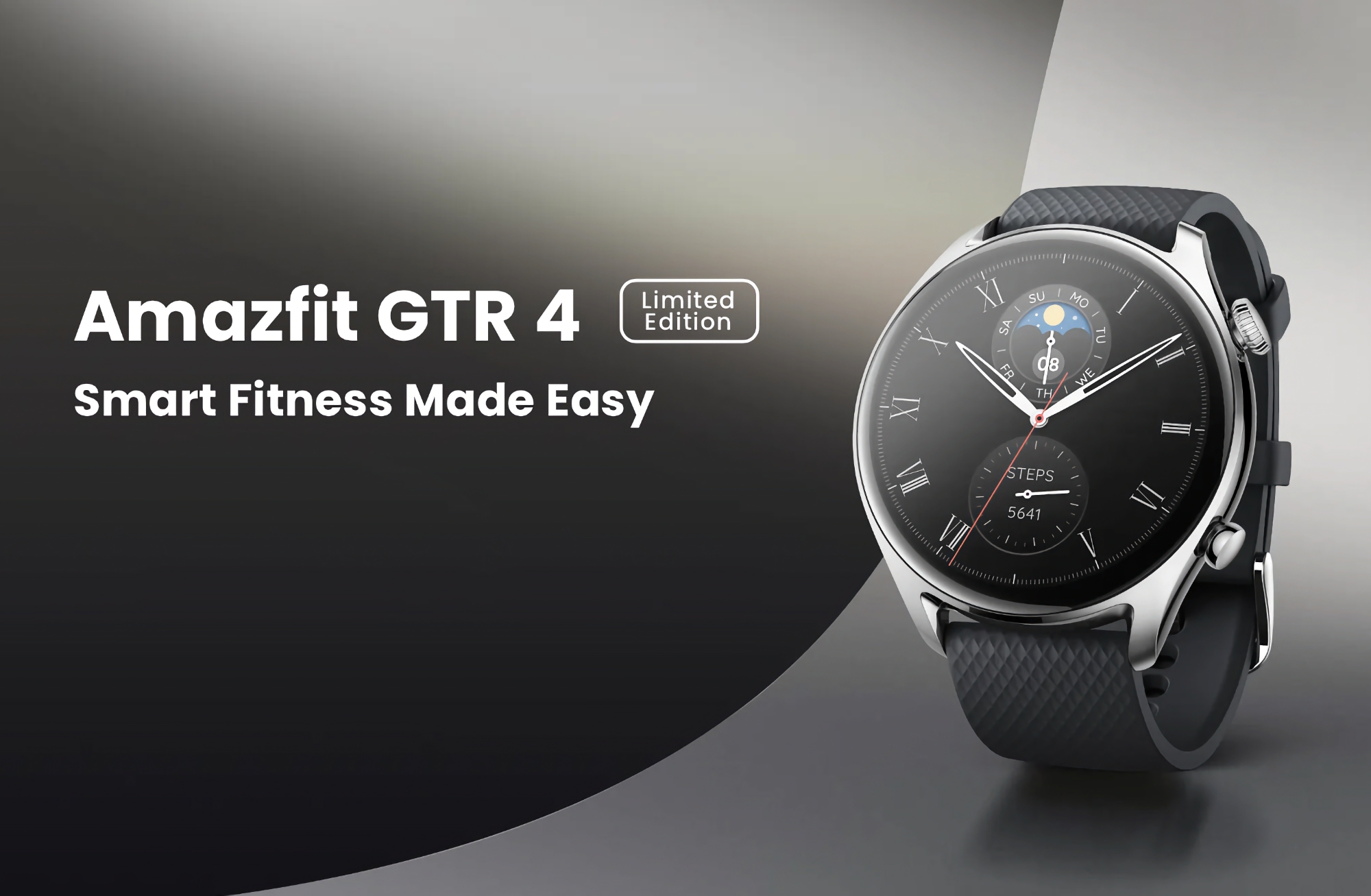 Amazfit GTR 4 Limited Edition : smartwatch avec recharge sans fil et capteur de température corporelle pour 249 dollars