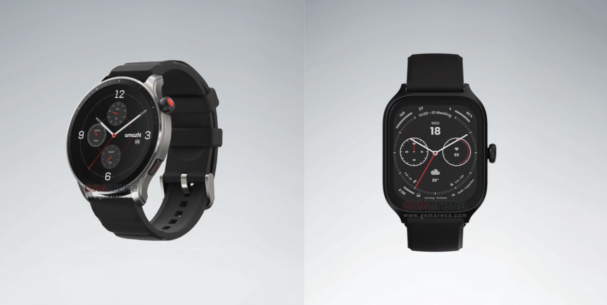 Ecco come saranno i nuovi smartwatch Amazfit GTR 4 e Amazfit GTS 4