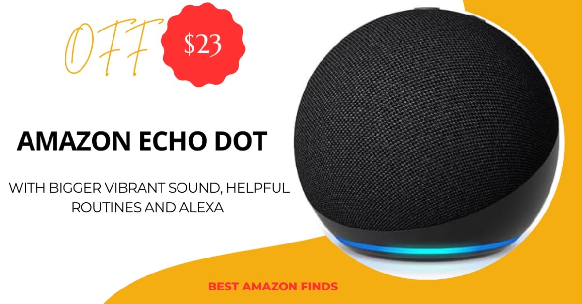 Amazon Echo Dot with a $27 Discount Great Opportunity to Buy