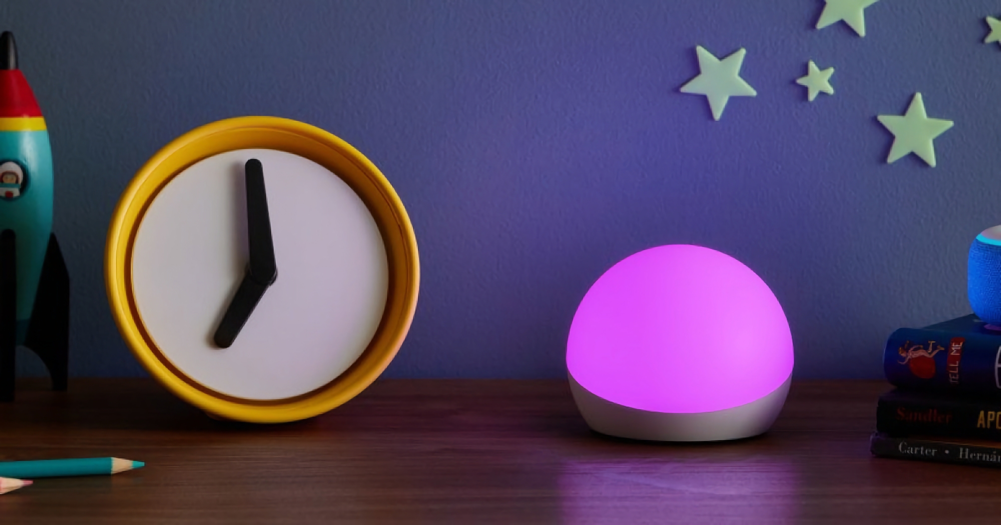 Amazon Echo Glow: lampada intelligente con assistente vocale Alexa e 33% di sconto