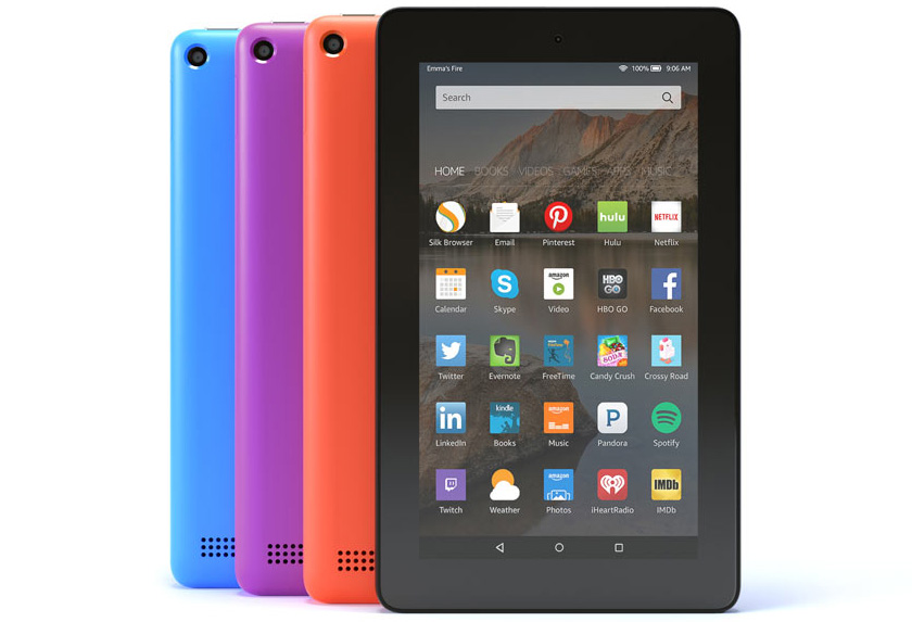 Обновленный планшет Amazon Fire: новые цвета и больше встроенной памяти