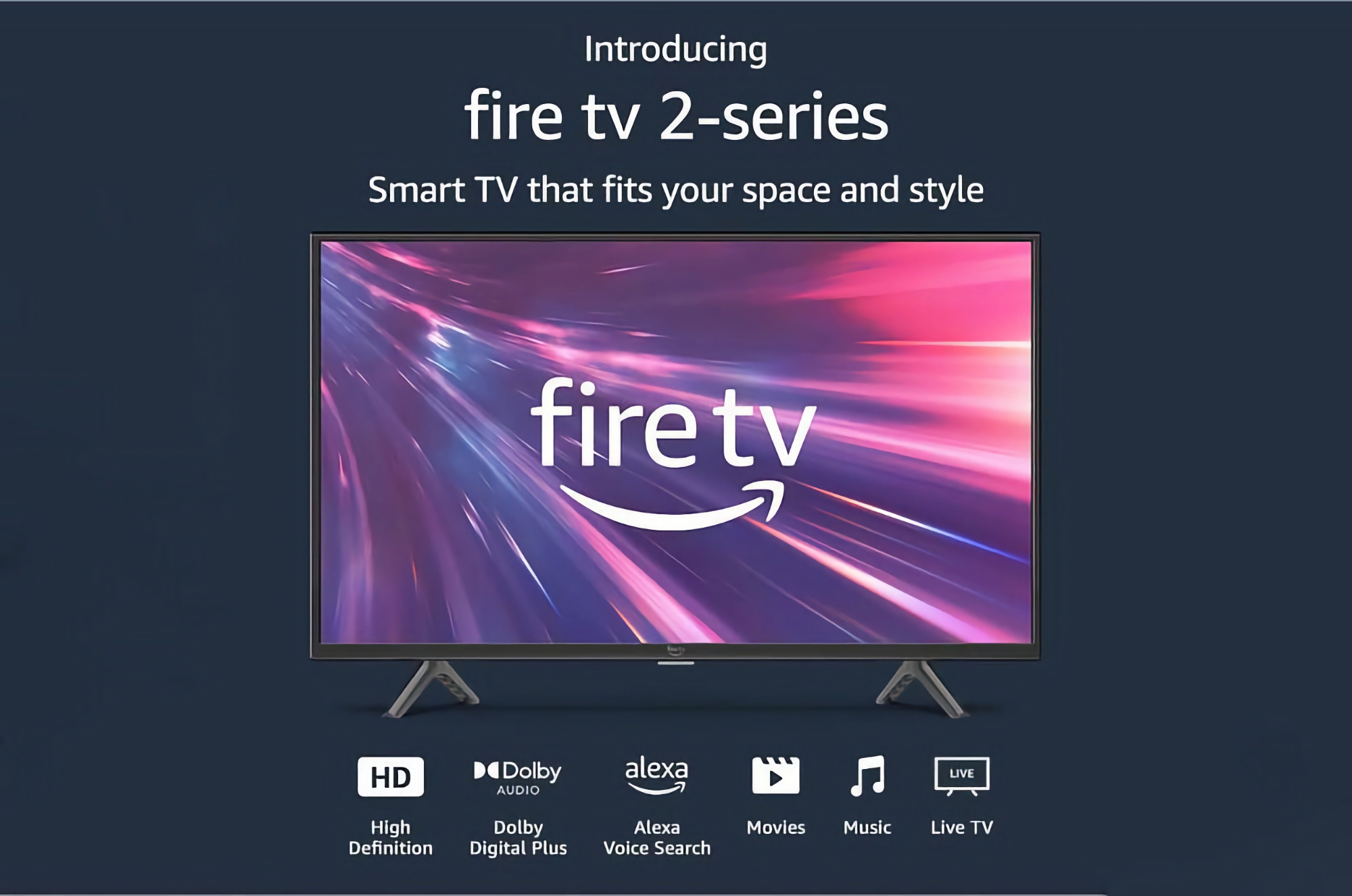 Amazon Fire TV 2 avec un écran de 32 pouces et une réduction de 40%.