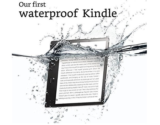 Amazon представила 7-дюймовый ридер Kindle Oasis с модулем мобильной связи и защитой от воды