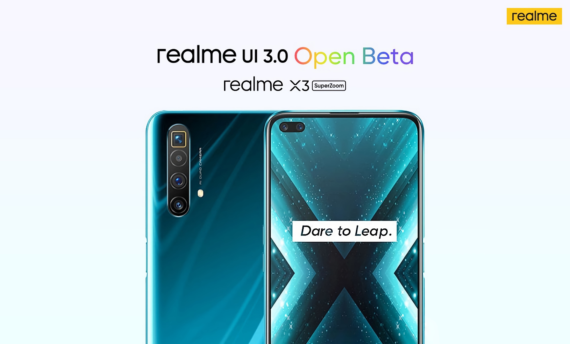 realme X3 SuperZoom recibe una versión beta de realme UI 3.0 basada en Android 12