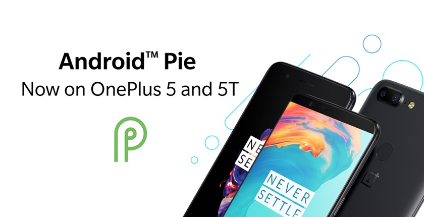 OnePlus 5/5T обновился до Android 9.0 Pie