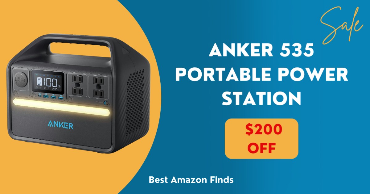 Anker 535 Portable Power Station - $200 OFF - Great Opportunity to Buy!