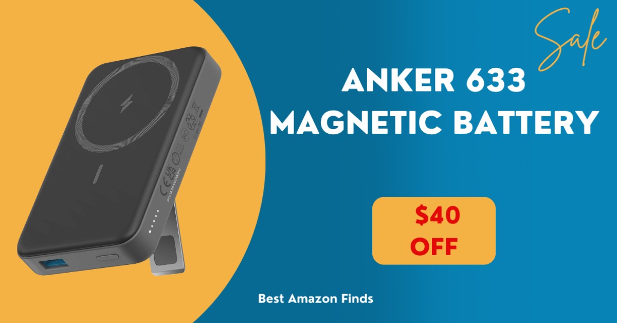 Anker 633 Magnetic Battery - Limited time deal $40 Off!