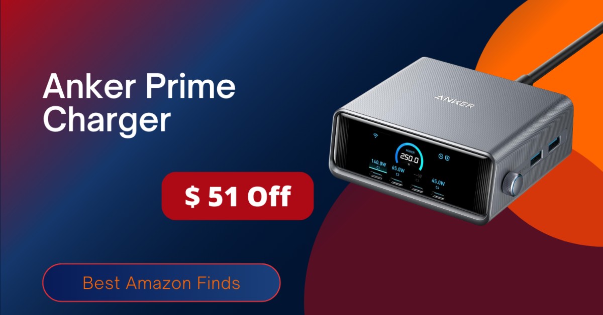 Anker Prime Charger - Don't miss $51 Discount!