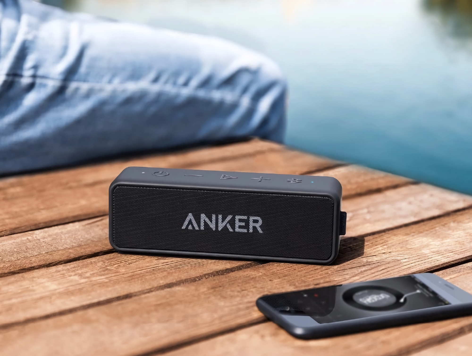 Anker Soundcore 2 wireless 12-watt speaker with water protection and battery life up to 24 hours on sale on AliExpress for $35
