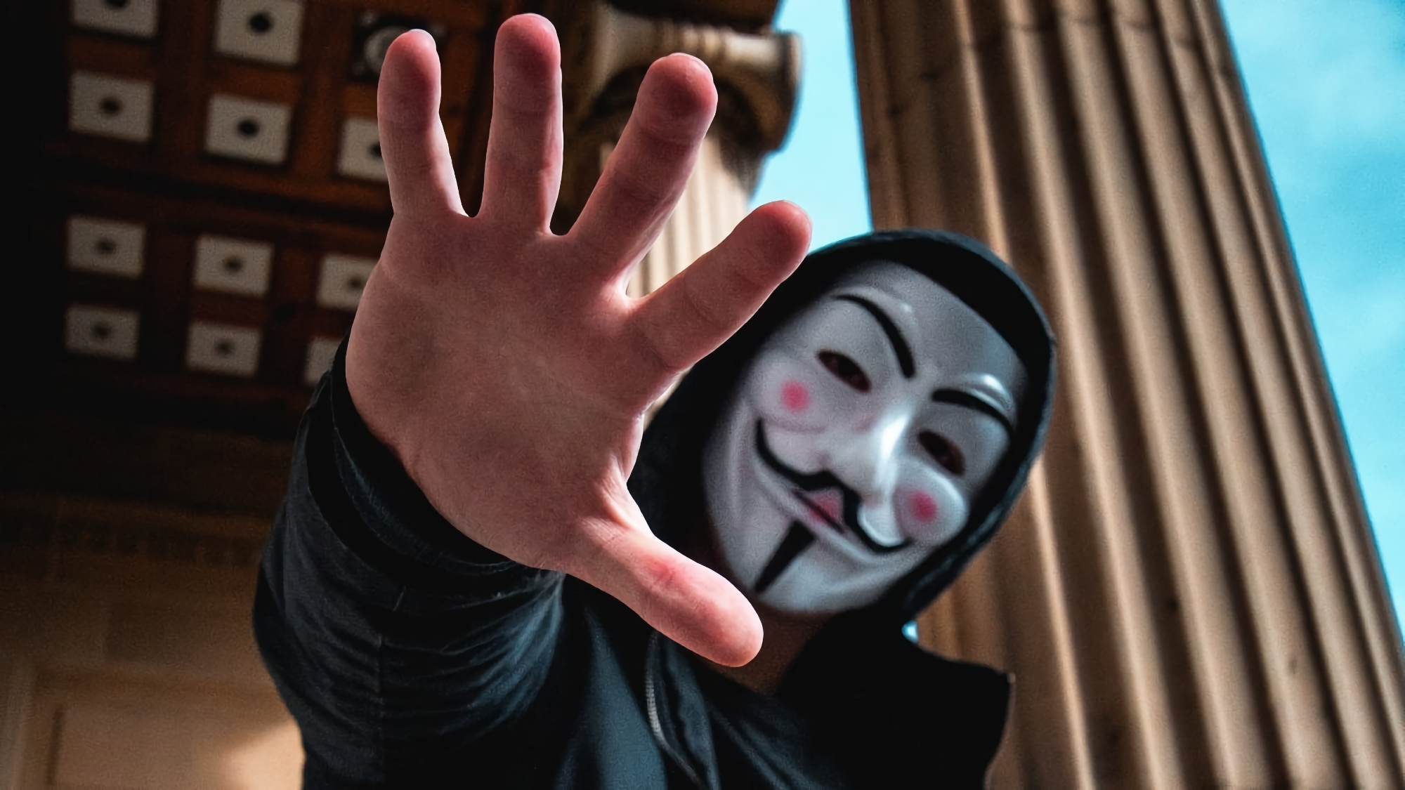 Anonymous was hacked by a company that is engaged in geo-prospecting for Gazprom