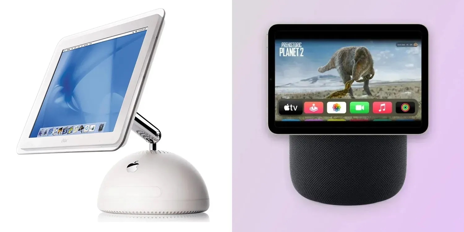 Apple's future smart display will get a round stand in the style of the iMac G4 - Bloomberg