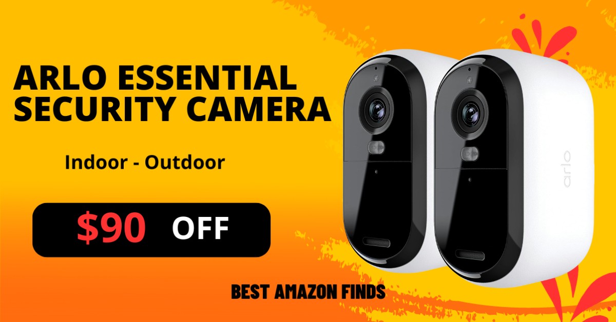 Arlo Essential Security Camera 2K - NOW $90 Off!