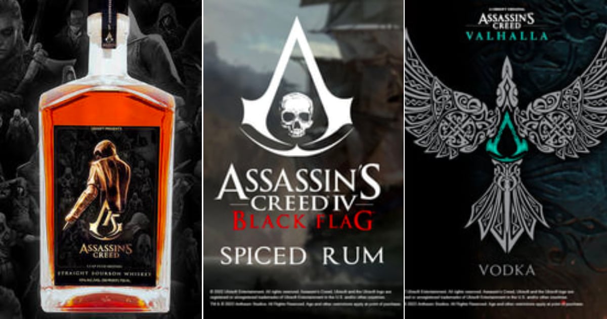 Pour célébrer le 15e anniversaire d'Assassin's Creed, Ubisoft va sortir une collection de spiritueux uniques