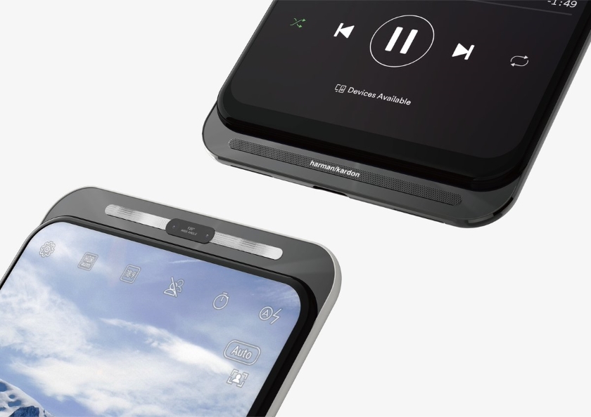 Зображення смартфона Asus 5G: подвійний слайдер з екраном без отворів та вирізів