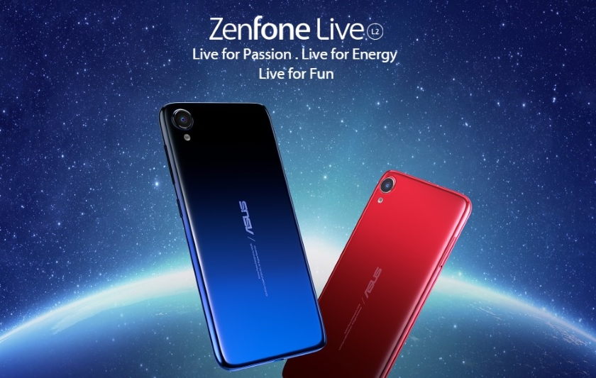 Asus ZenFone Live (L2): бюджетник із чіпом Snapdragon 425/430, градієнтними кольорами та функцією Face Unlock