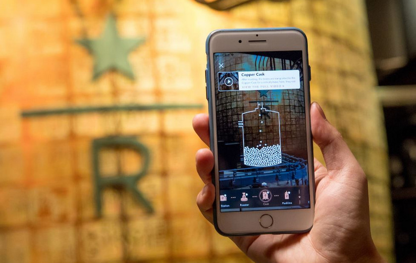 Starbucks goes into augmented reality