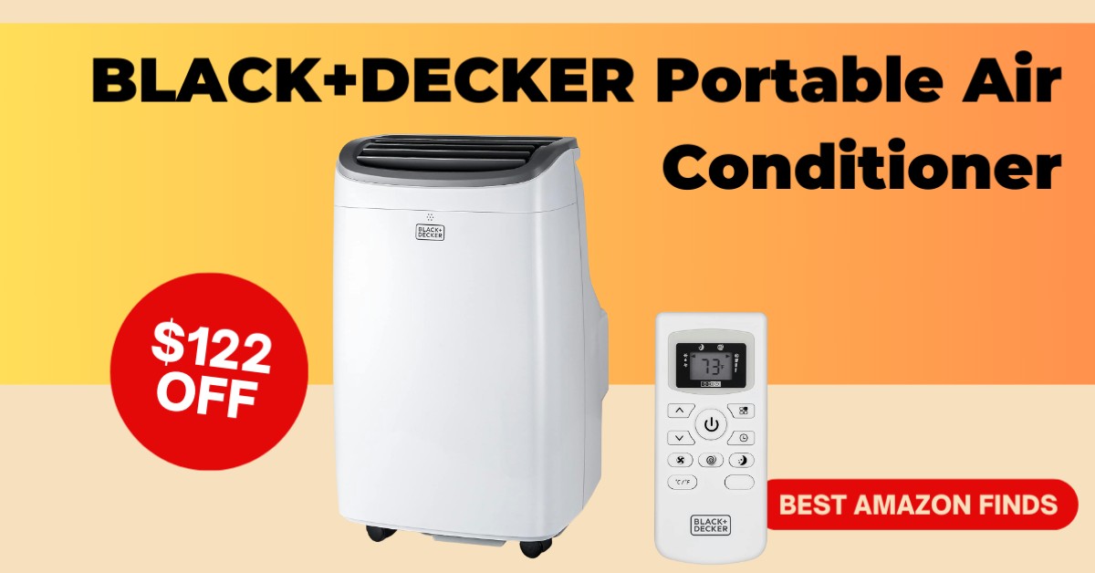 BLACK+DECKER Portable Air Conditioner - Now $122 OFF!