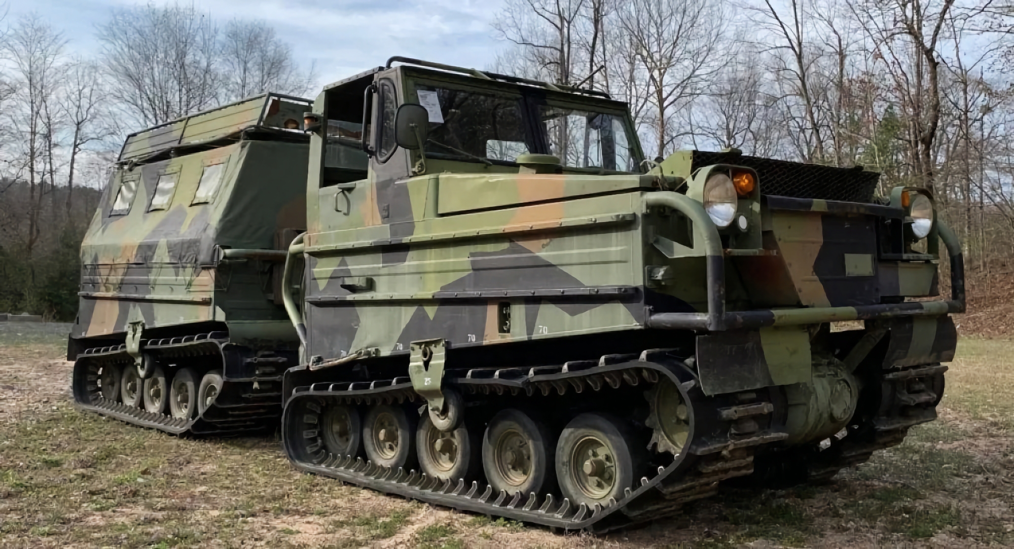 Oekraïense leger ontvangt Noorse terreinwagens Bandvagn 202