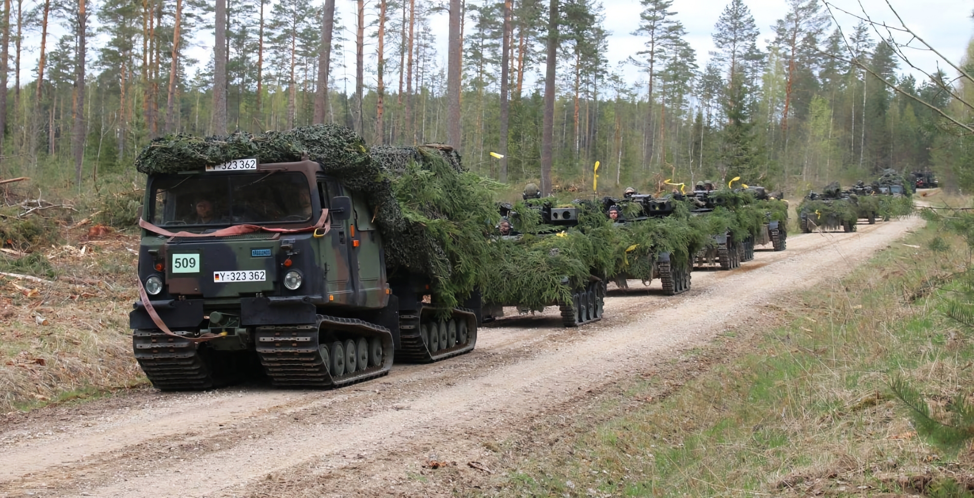La Germania invia un nuovo pacchetto di aiuti militari all'Ucraina che include veicoli fuoristrada Bandvagn 206 e altre armi