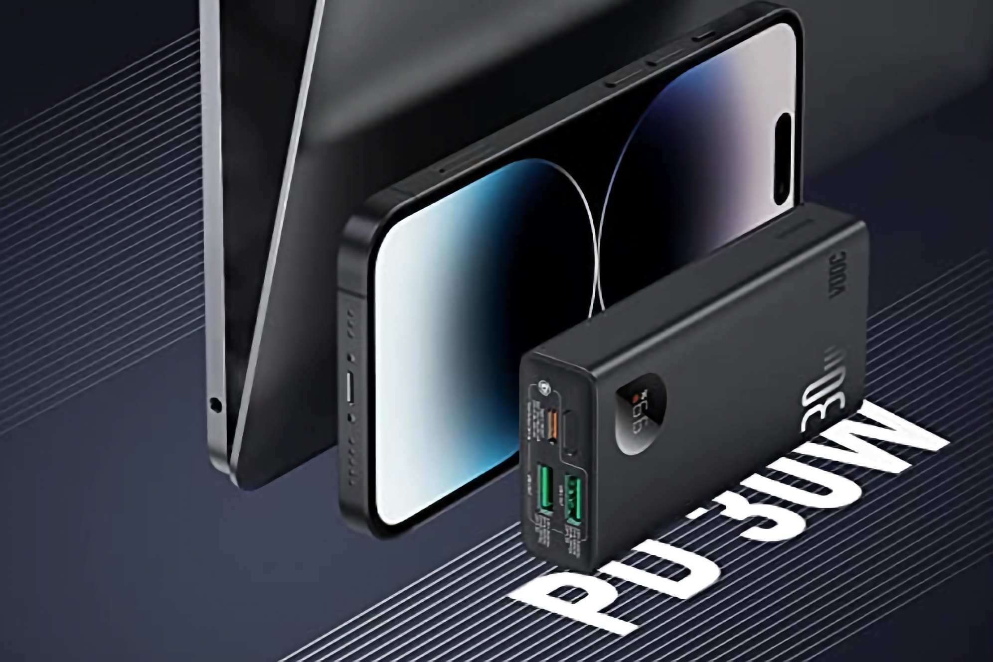 Baseus Powerbank на 20 000 мАч с поддержкой 30-ваттной зарядки и тремя портами USB продают на Amazon со скидкой 20%