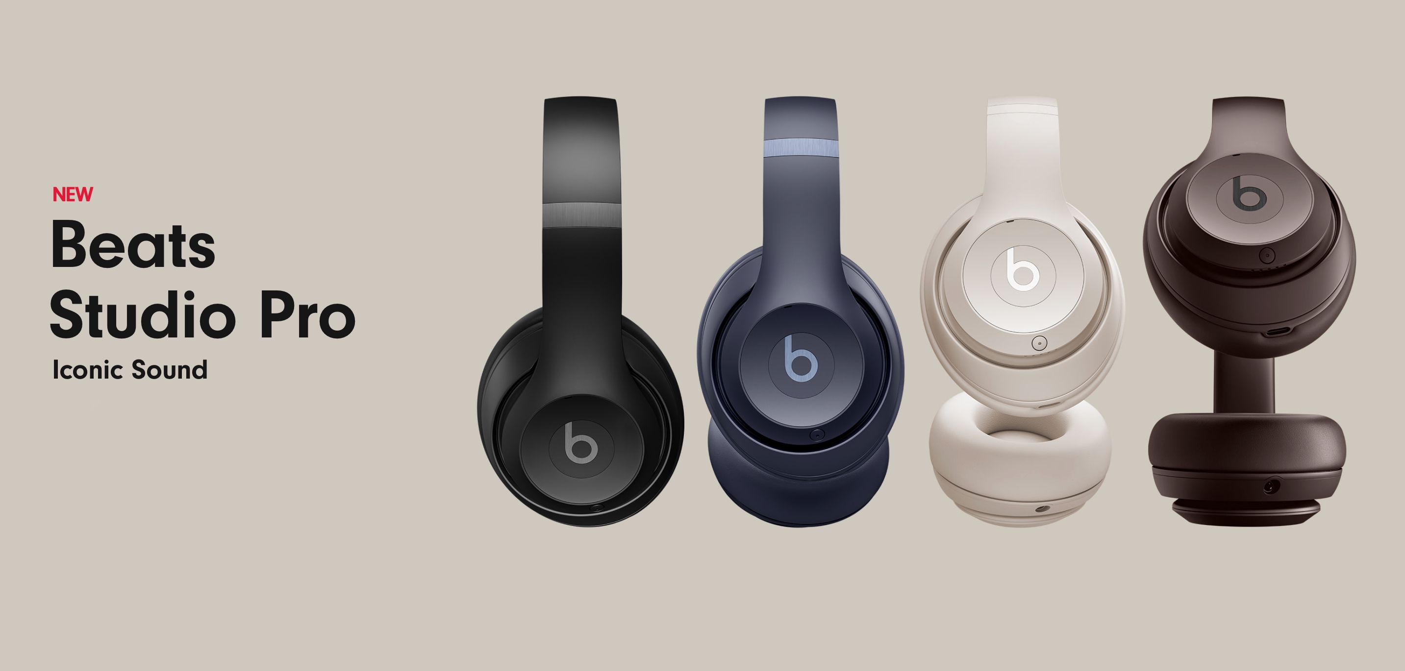 Apple onthult de Beats Studio Pro met verbeterd geluid, ANC, USB-C, Spatial Audio en een batterijduur tot 40 uur voor € 349