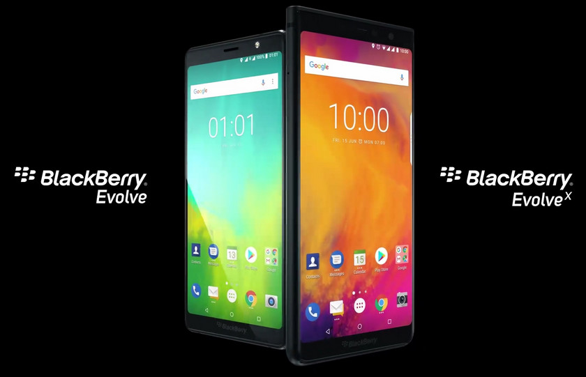 Премьера BlackBerry Evolve и Evolve X: большой экран и беспроводная зарядка