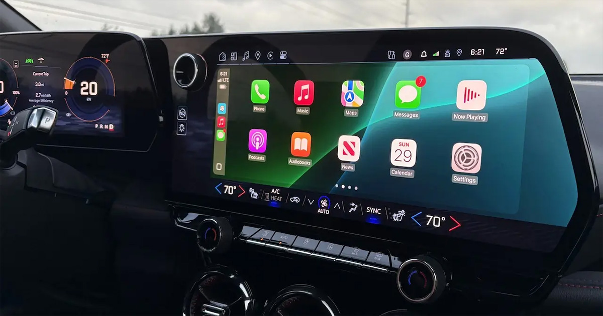 Chevrolet Blazer EV оснащується CarPlay - новинка від WAMS