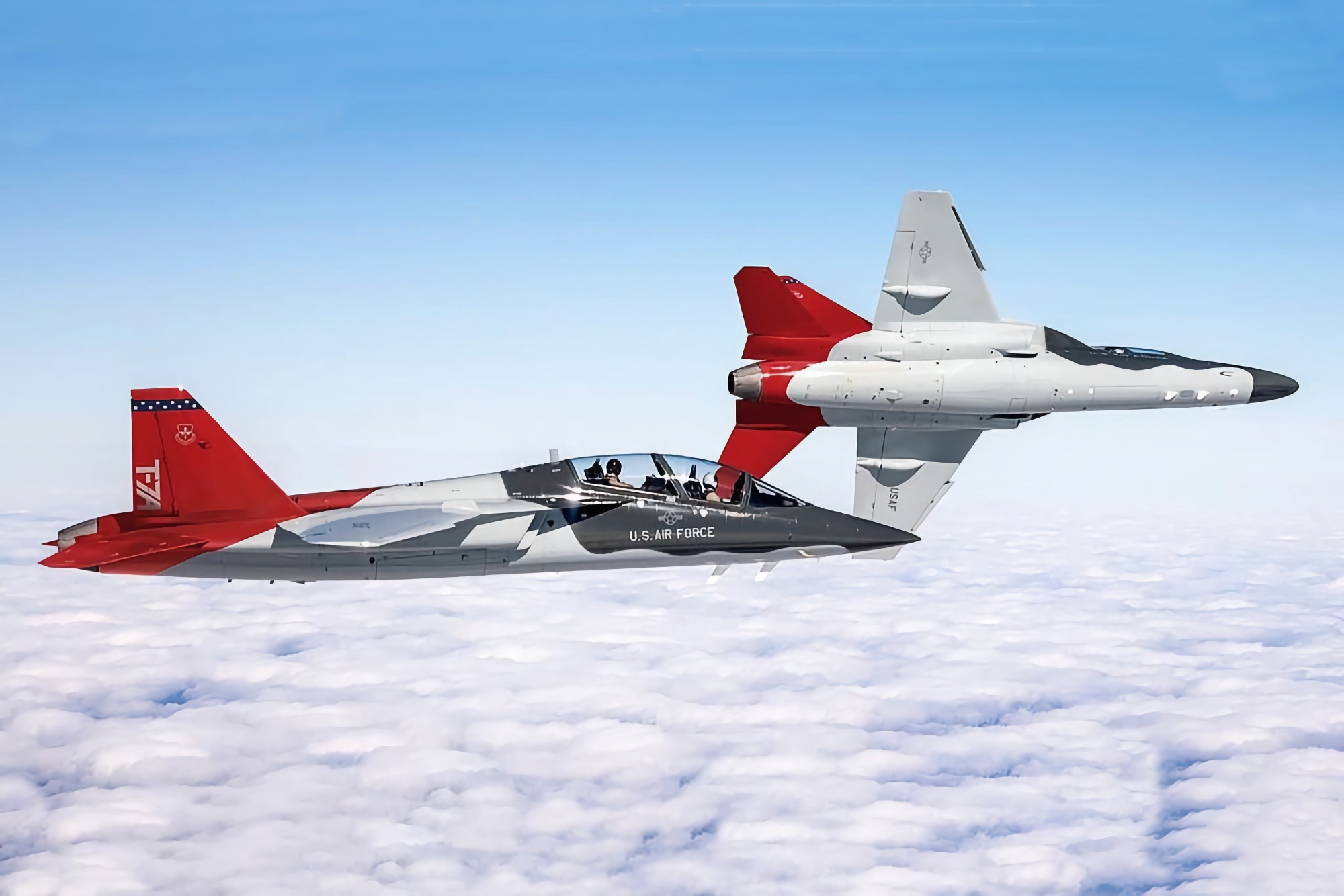 Japan is considering buying a Boeing T-7 A Red Hawk trainer aircraft from the US