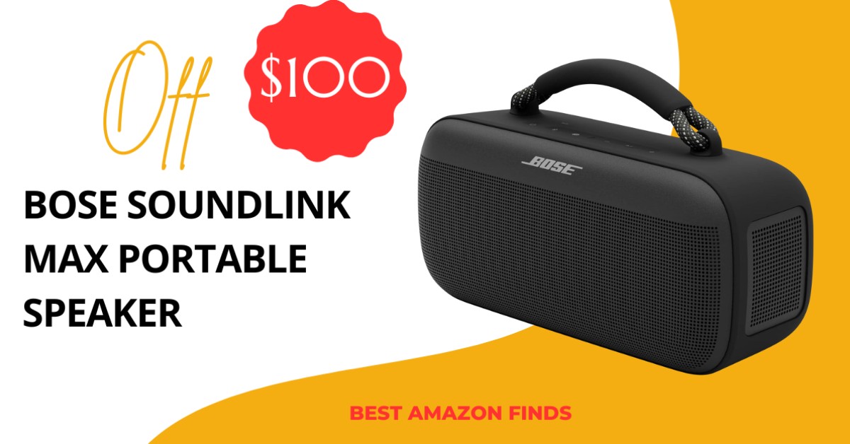 Bose SoundLink Max Portable Speaker - Limited $100 Discount!