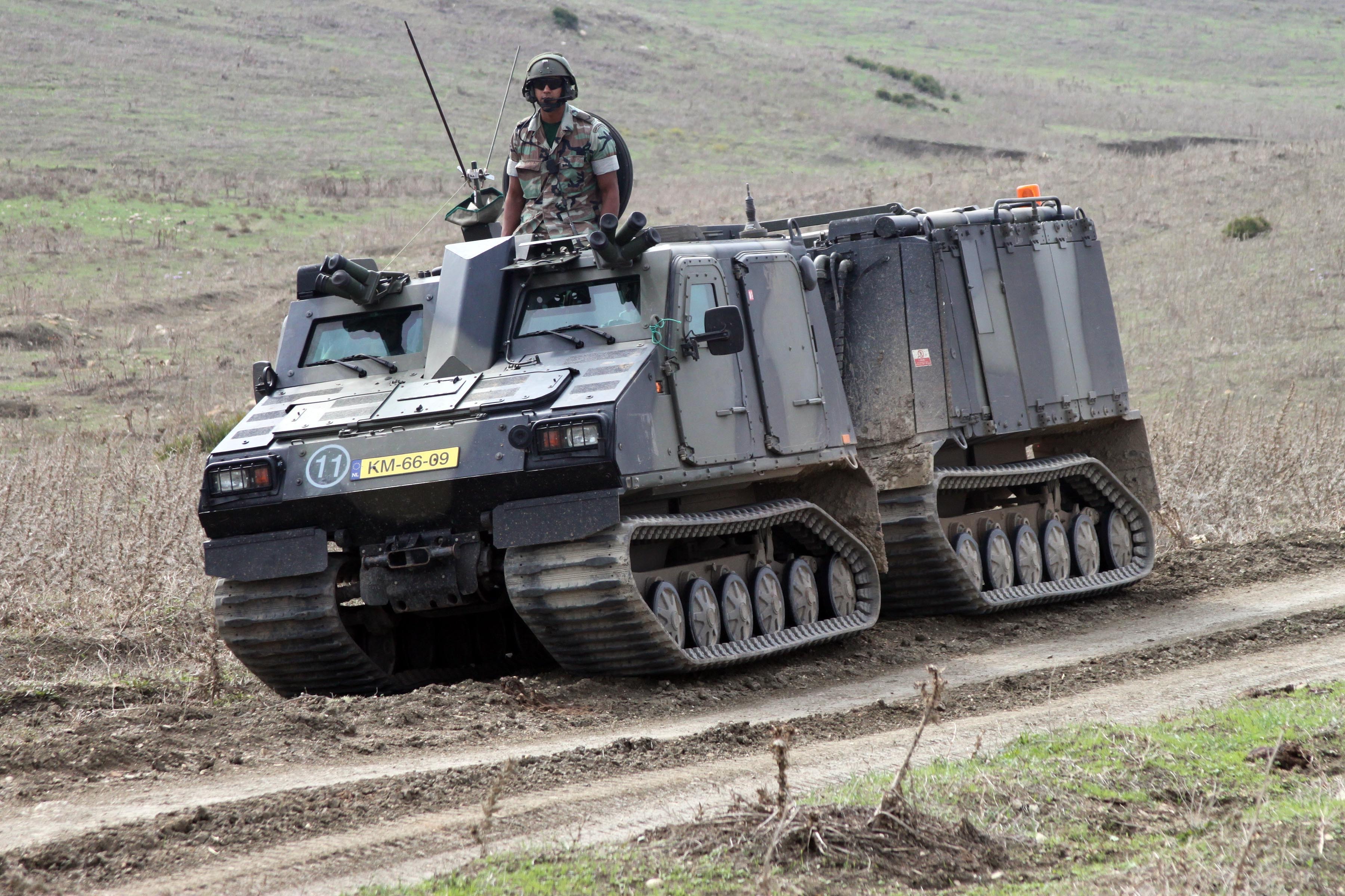 Netherlands shows how AFU learns to use BvS 10 all-terrain vehicles