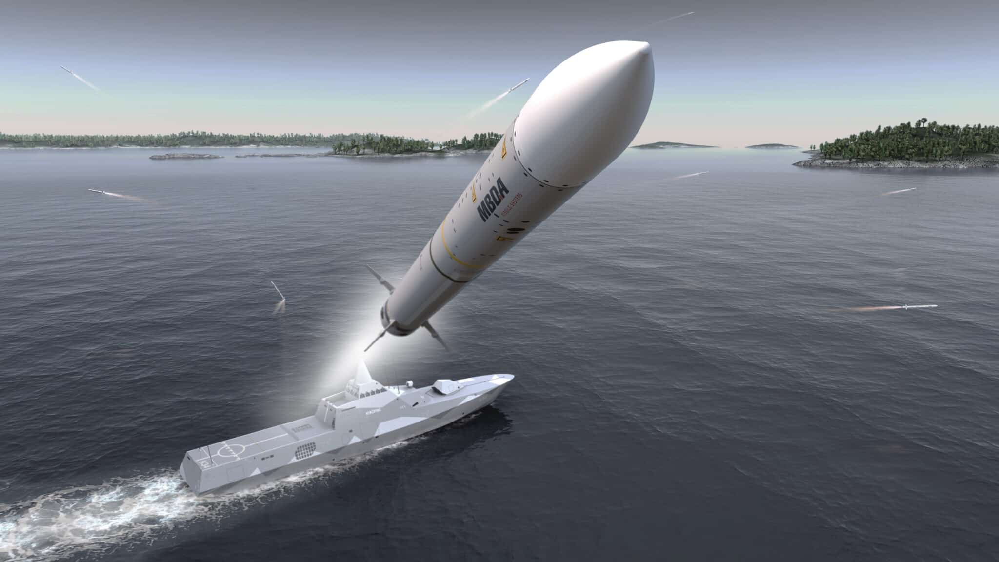 La Svezia armerà le corvette classe Visby con missili antiaerei britannici CAMM con una gittata di 25 km