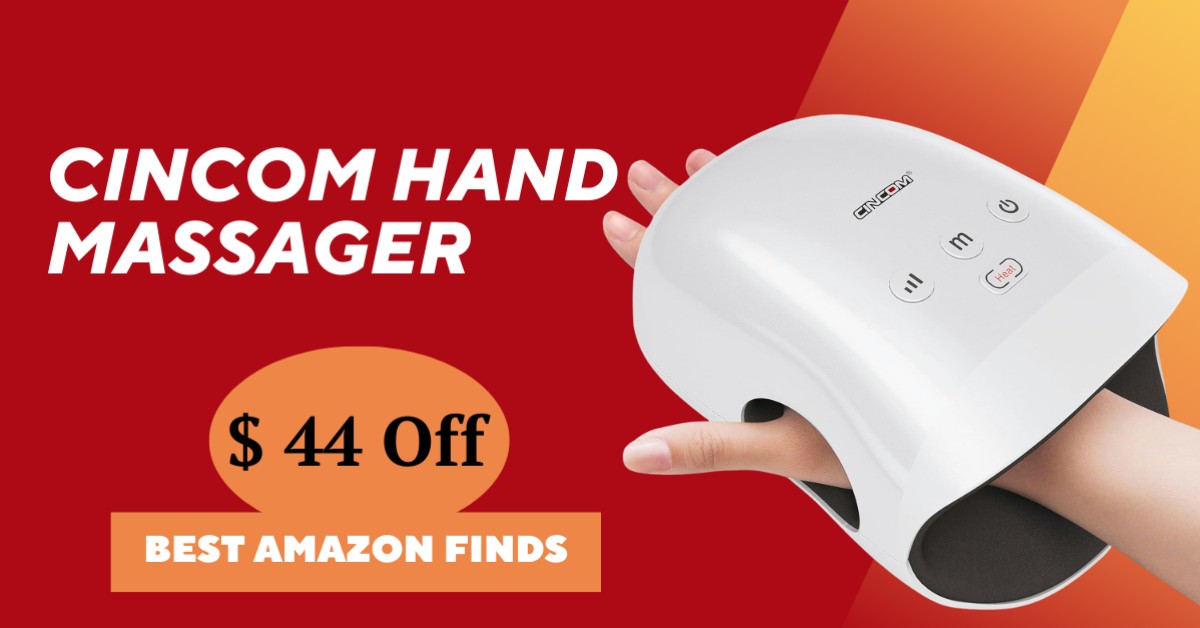 CINCOM Hand Massager - Limited $44 Discount!Buy Now!