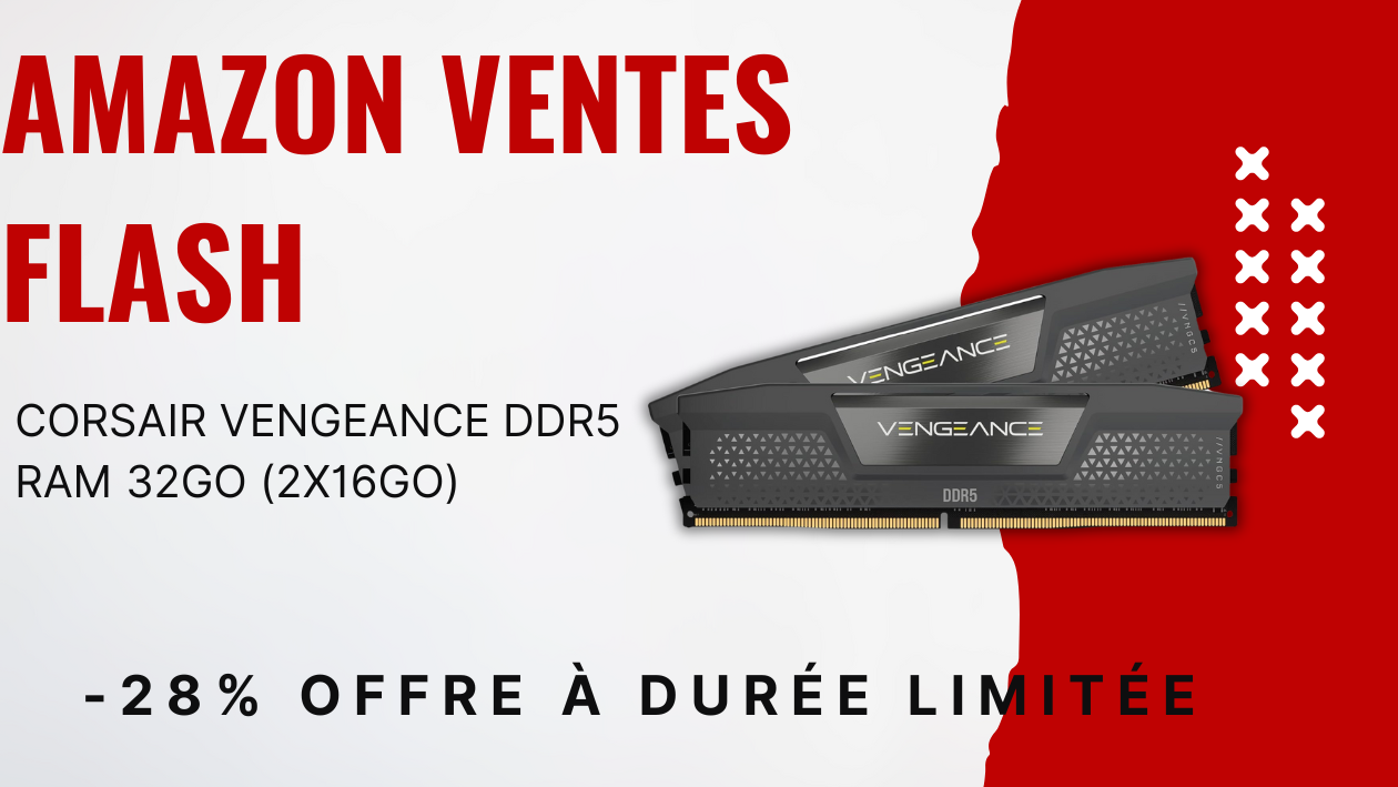 Plongez dans l'ère de la vitesse avec la nouvelle mémoire CORSAIR Vengeance DDR5